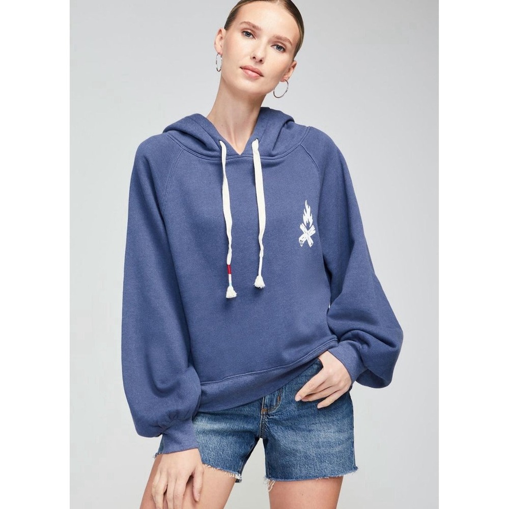Wildfox Boozy Bonfire Sumo Hoodie Women's Sz S Beach Surf Preppy Lounge Cozy